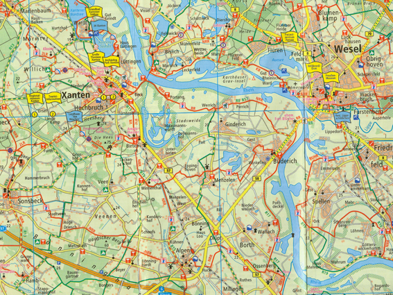 Wesel Map